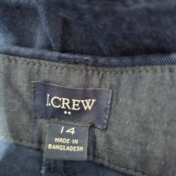 5/$25 J. Crew Navy Chino Shorts - Picture 3 of 4